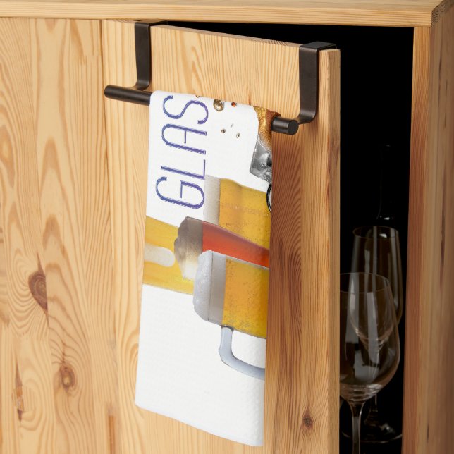 SlipperyJoe's ölglasögonbrödstommar Kökshandduk (Thirds Fold)