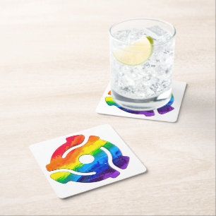 SlipperyJoes plastadapter för 45 varv/min Underlägg Papper Kvadrat