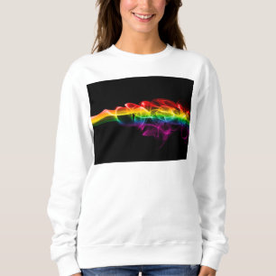 SlipperyJoes plym av regnbågsenergiånga fångad T Shirt