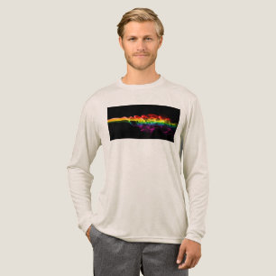 SlipperyJoes plym av regnbågsenergiångor fångade T Shirt