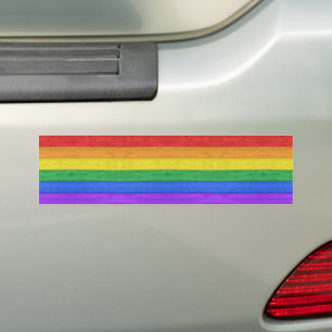 SlipperyJoe's pride flagga regnbåge färg cel Bildekal