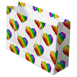 SlipperyJoes pride hjärtform många horizonta