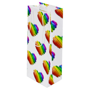 SlipperyJoes pride hjärtform många horizonta