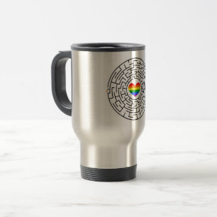 SlipperyJoe's pride maze hjärtpilspollabyri Resemugg