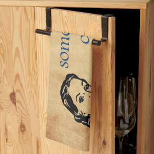 SlipperyJoe's Princess klap som går roligt 50-tale Kökshandduk