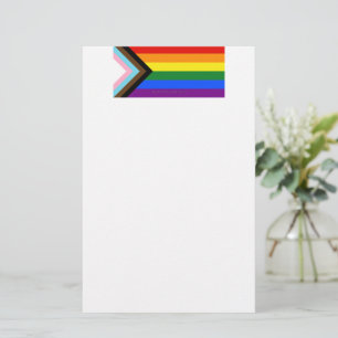 SlipperyJoe's Progress Pride Flag sex klassiska ho Brevpapper
