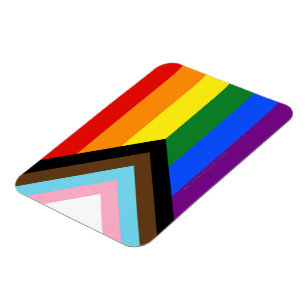 SlipperyJoe's Progress Pride Flag sex klassiska ho Magnet