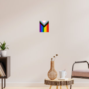 SlipperyJoe's Progress Pride Flag sex klassiska ho Poster