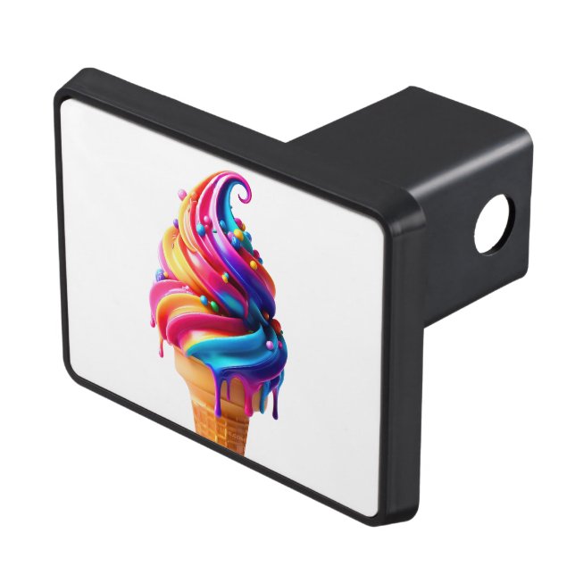 SlipperyJoes pulserande glassmat klassiskt Dragkroksskydd (Topp Höger)