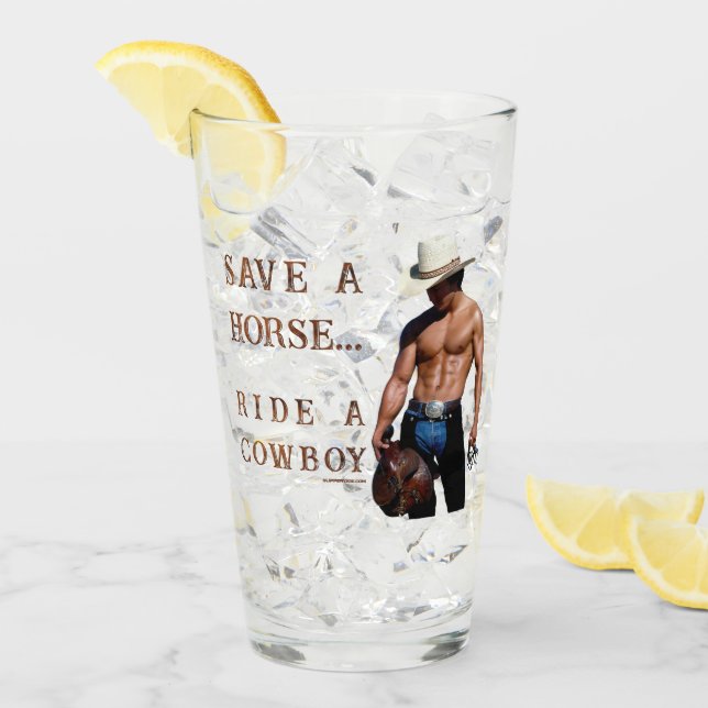 SlipperyJoes rädda häst rid halm cowboy hatt mus Glaskopp (Framsida Ice)