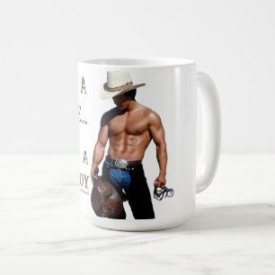 SlipperyJoe's rädda häst rid halm cowboyhatt mus Kaffemugg