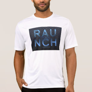 SlipperyJoe's Raunch metallic blue brev d T Shirt