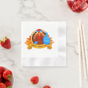 SlipperyJoes roliga serie-inspirerade Thanksgiving Pappersservett
