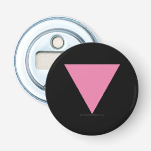 SlipperyJoe's rosa triangelflagga ljust rosa symbo Flasköppnare