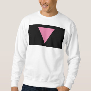 SlipperyJoe's rosa triangelflagga ljust rosa symbo Lång Ärmad Tröja