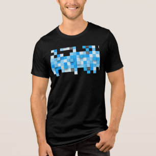 SlipperyJoe's rutor konstverk mosaik modern tre- T Shirt