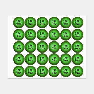 SlipperyJoe's Saint Patrick's Day firande irländsk Klistermärke