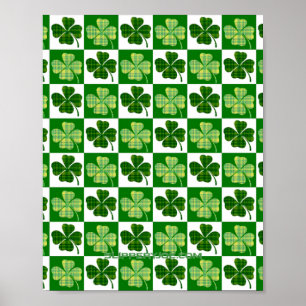 SlipperyJoe's Saint Patrick's Day fyrklöver Poster