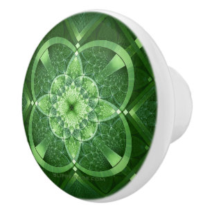 SlipperyJoe's Saint Patrick's Day glödande fyra bl Knopp