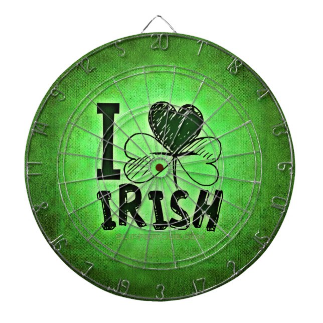 SlipperyJoe's Saint Patrick's Day helgdags irländs Darttavla (Framsidan)