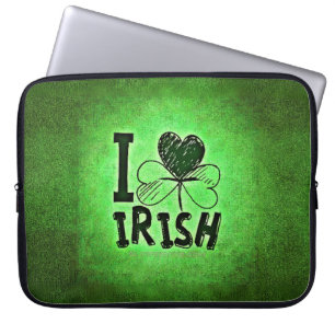 SlipperyJoes Saint Patrick's Day semester irländsk Laptop Fodral