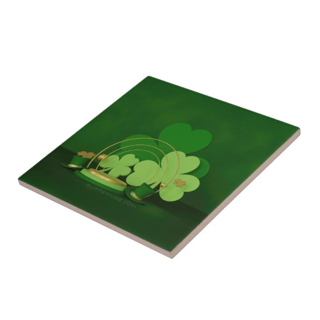 SlipperyJoe's Saint Patrick's Day-tema tomte Kakelplatta (Sidan)