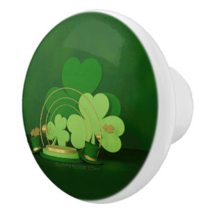 SlipperyJoes Saint Patrick's Day-tema tomte Knopp
