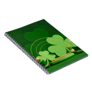 SlipperyJoe's Saint patrick's day trelöv clove Anteckningsbok