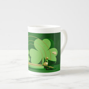 SlipperyJoe's Saint patrick's day trelöv clove Benporslin Mugg
