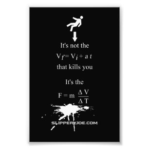 SlipperyJoe's Science math splatter delikman equat Fototryck