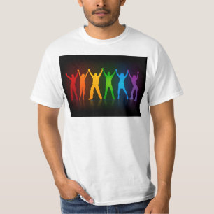 Slipperyjoes sex stående siluetter med armarna upp t shirt