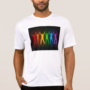 Slipperyjoes sex stående siluetter med armarna upp t shirt