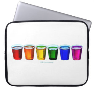 SlipperyJoe's shotglas sex koppar arrangerade hori Laptop Fodral