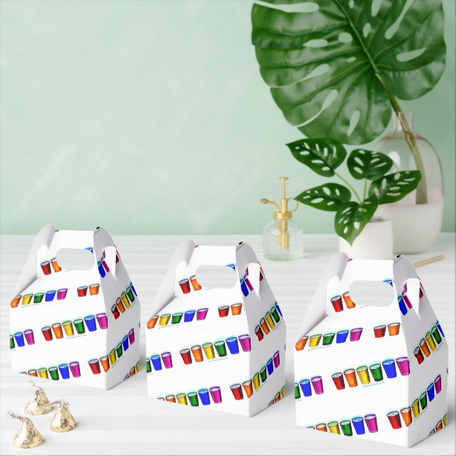 SlipperyJoe's shotglas sex koppar arrangerade hori Presentaskar (Multipel)