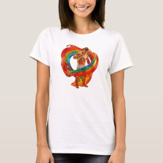 SlipperyJoes slående moderna Pride-tema maskulina T Shirt