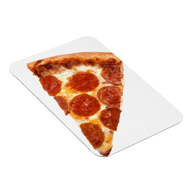 SlipperyJoe's Sliced Pizza pepperoni ost delici Magnet (Högersidan)