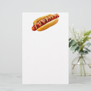 SlipperyJoe's sommar BBQ-vibe varmkorv inklämd mju Brevpapper