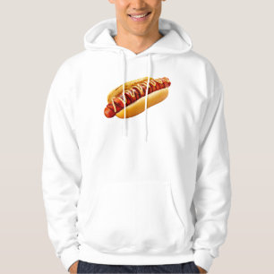 SlipperyJoe's sommar BBQ-vibe varmkorv inklämd mju Hoodie
