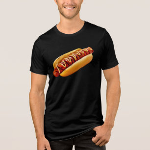 SlipperyJoe's sommar BBQ-vibe varmkorv inklämd mju T Shirt