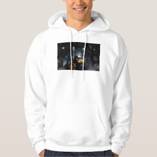 SlipperyJoe's spooky Halloween skrämmande skogen s Hoodie