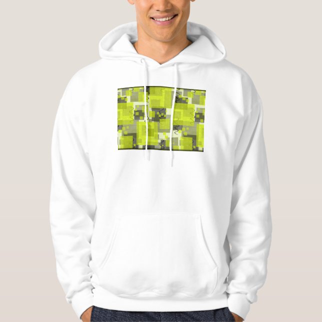 SlipperyJoe's St. Patrick's Day grönt Irish modern Hoodie (Framsida)