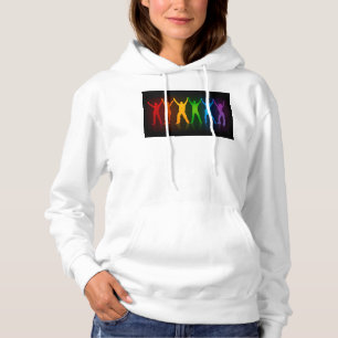 SlipperyJoe's stolthet människor händer silhuett f T Shirt