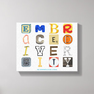 SlipperyJoes tar till sig brev c Canvastryck