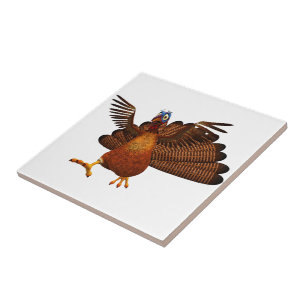 SlipperyJoe's Thanksgiving-gobblande ansvarsfullt  Kakelplatta