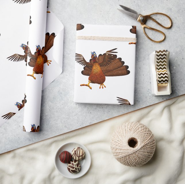 SlipperyJoe's Thanksgiving-gobblande ansvarsfullt  Presentpapper (Hantverk)