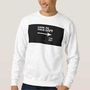 SlipperyJoe's titta till vänster tjock geometrisk Lång Ärmad Tröja
