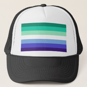 SlipperyJoes trans-inkluderande gaymansflagga pale Keps