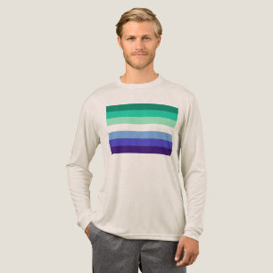 SlipperyJoes trans-inkluderande gaymansflagga pale T Shirt