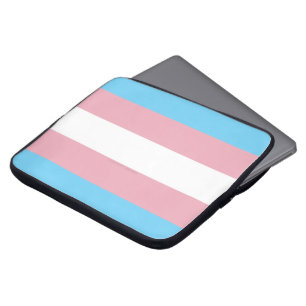 SlipperyJoe's transpersonliga stolthetsflaggans sy Laptop Fodral