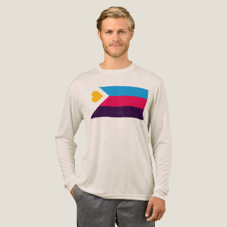 SlipperyJoe's tricolor polyamory pride flag three  T Shirt